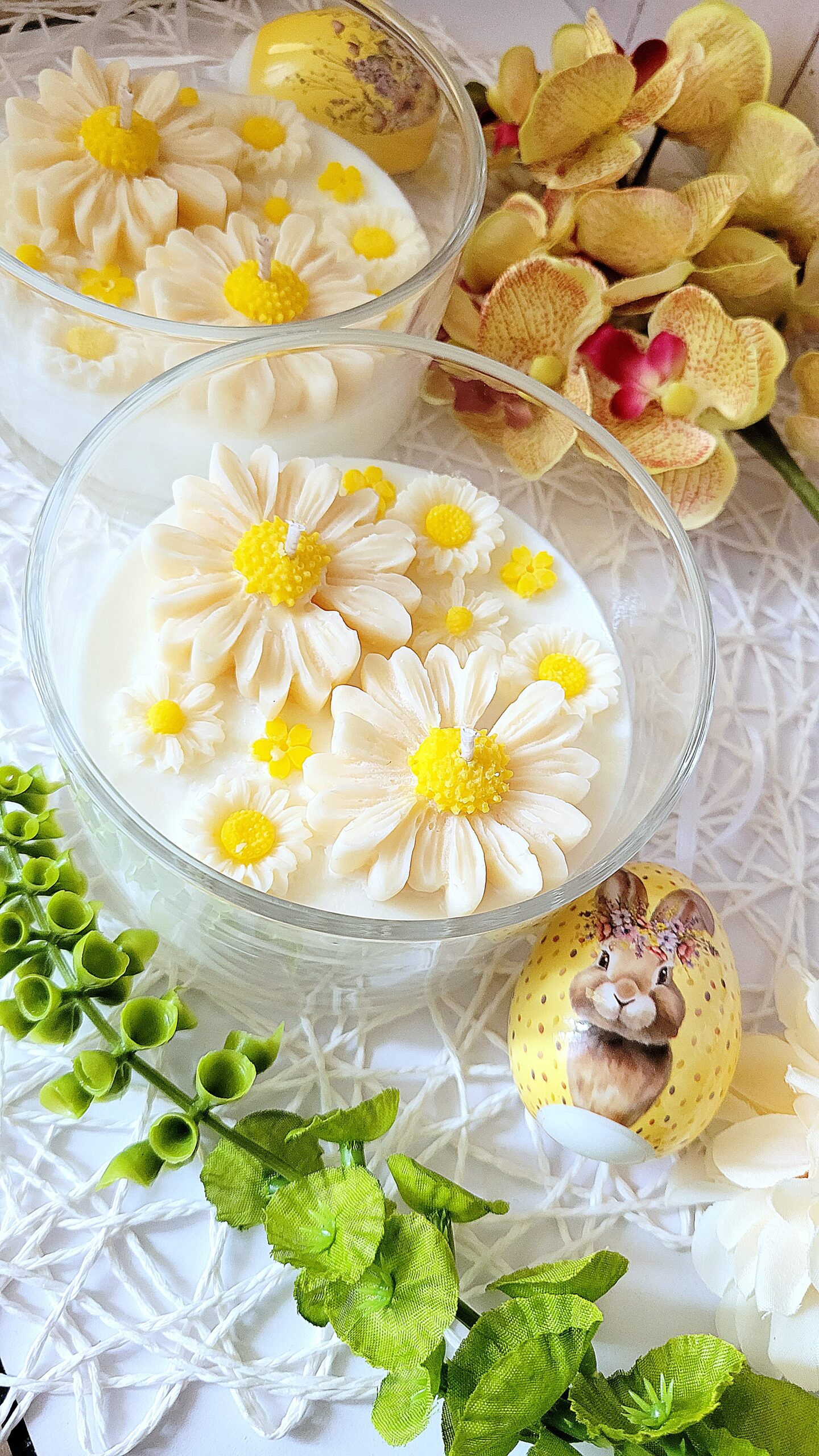 ŚWIECA ZAPACHOWA "STOKROTKI" W SZKLE