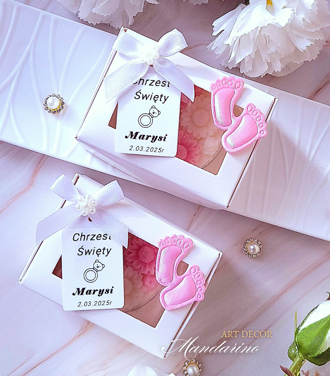 Świece "Motyl" podziękowania na Chrzest - obrazek 7