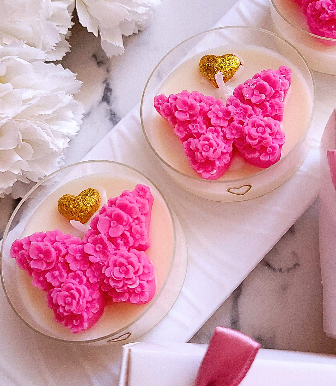 Świece "Motyl" na podziękowania Komunia Św - obrazek 5