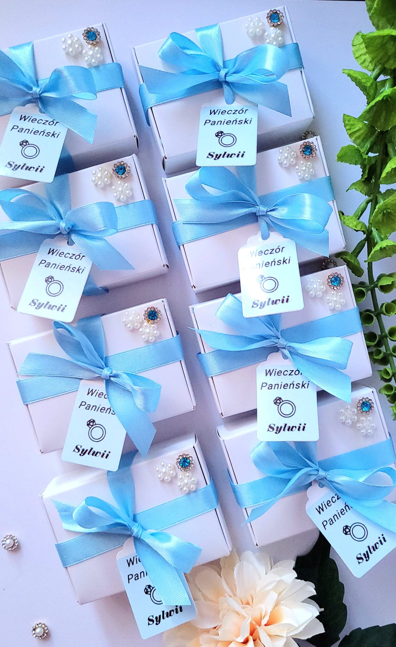 Świece "Motyl" (wersja niebieska) na podziękowania Wieczór Panieński - obrazek 5