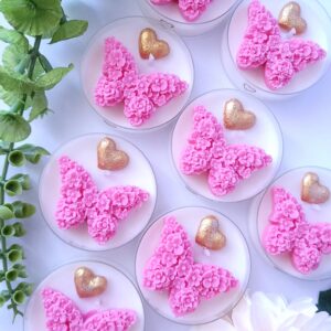 Świece "Motyl" na podziękowania Wesele