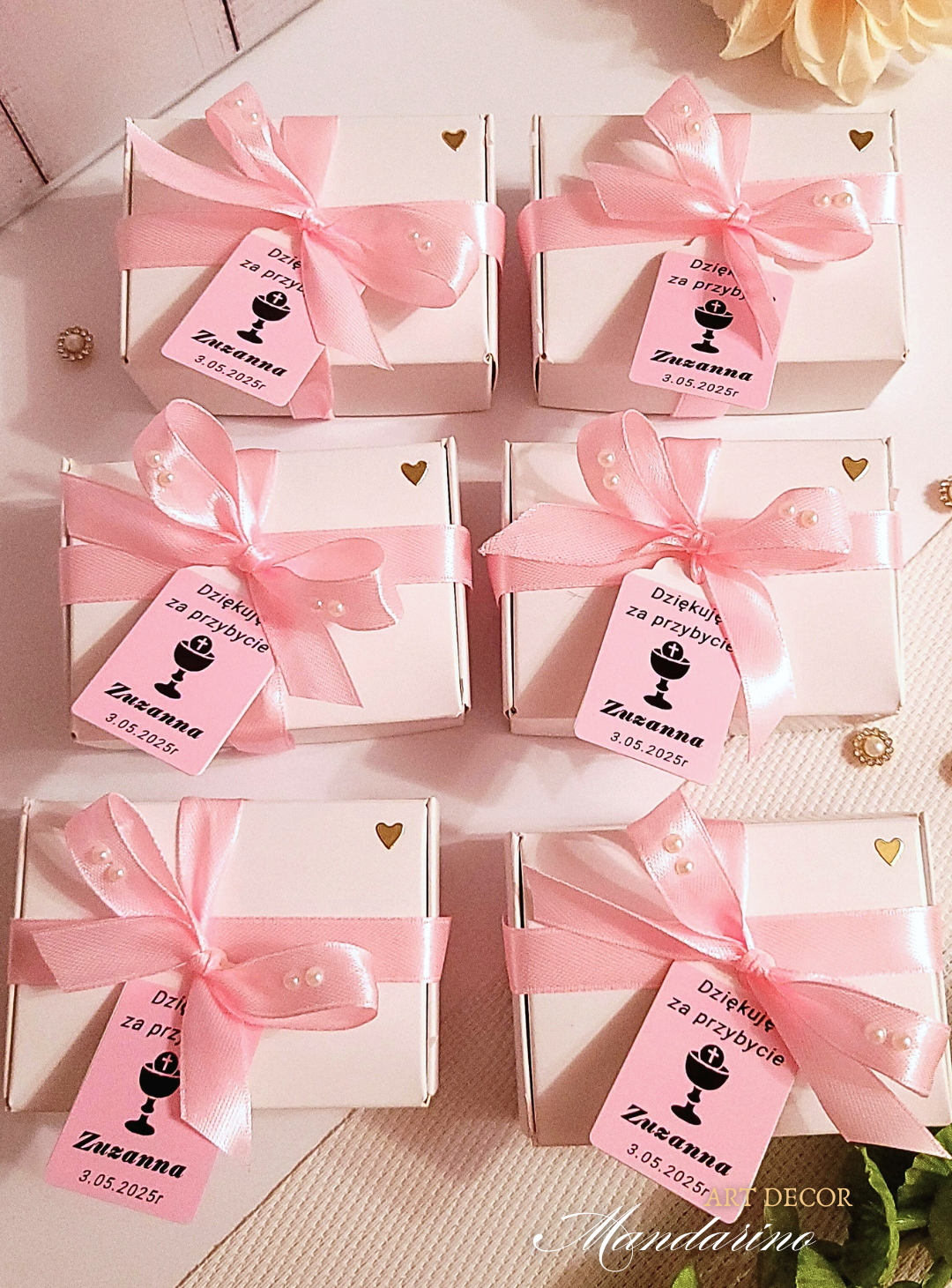 Świece "Motyl" na podziękowania Komunia Św - obrazek 8