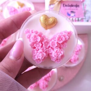 Świece "Motyl" podziękowania na Baby Shower