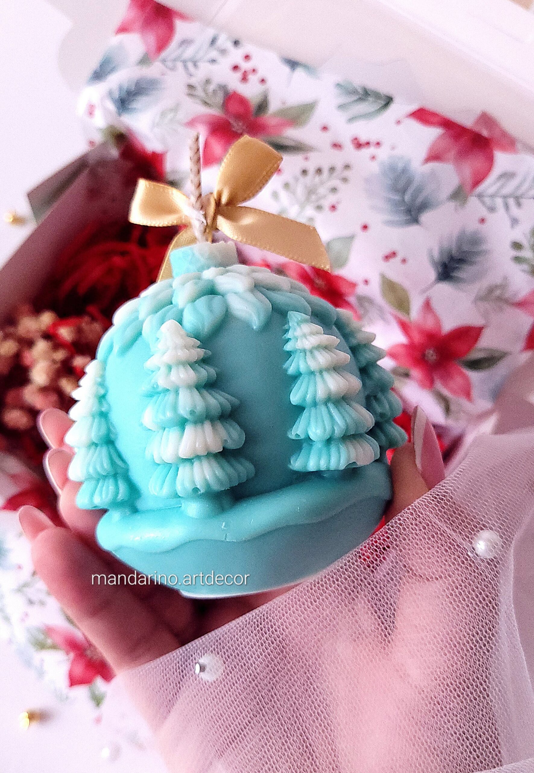 BOX ŚWIĄTECZNY BOMBKA OMBRE NR 4 - obrazek 3