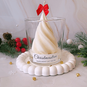 "Christmastree" Choinka w szkle - Świeca świąteczna