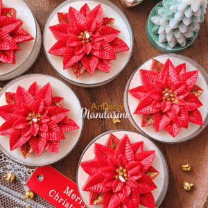 Świece "Gwiazda betlejemska" upominki firmowe dla klientów