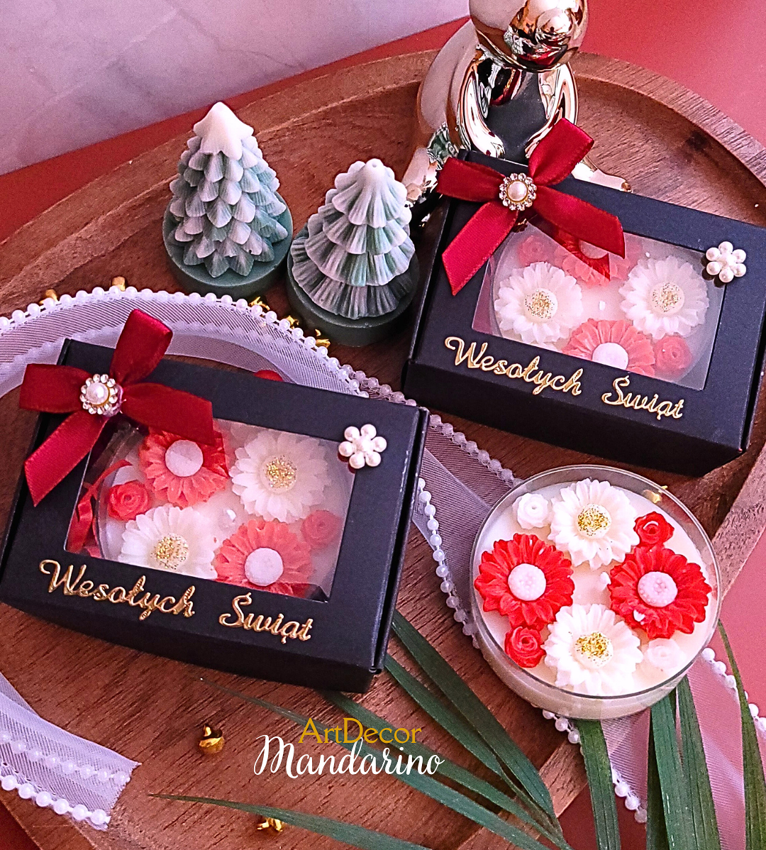 Świece "PIERNIK" upominki świąteczne - obrazek 5