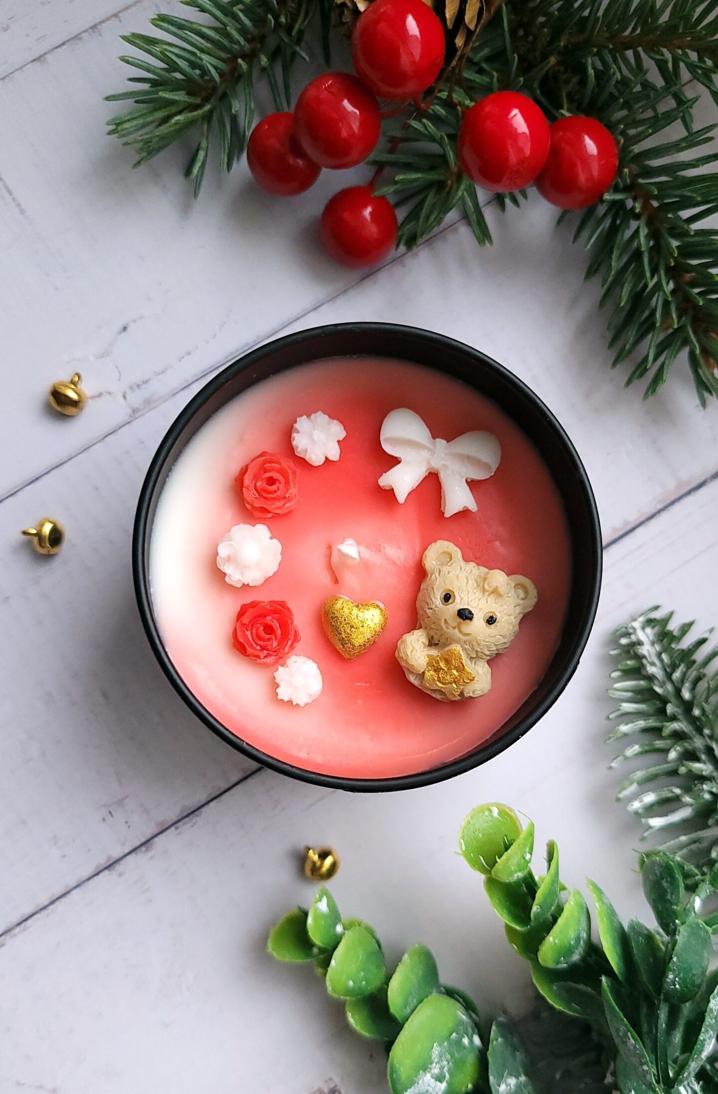 "Świeca puszka" świąteczna CZERŃ ED. LIMITOWANA - obrazek 4