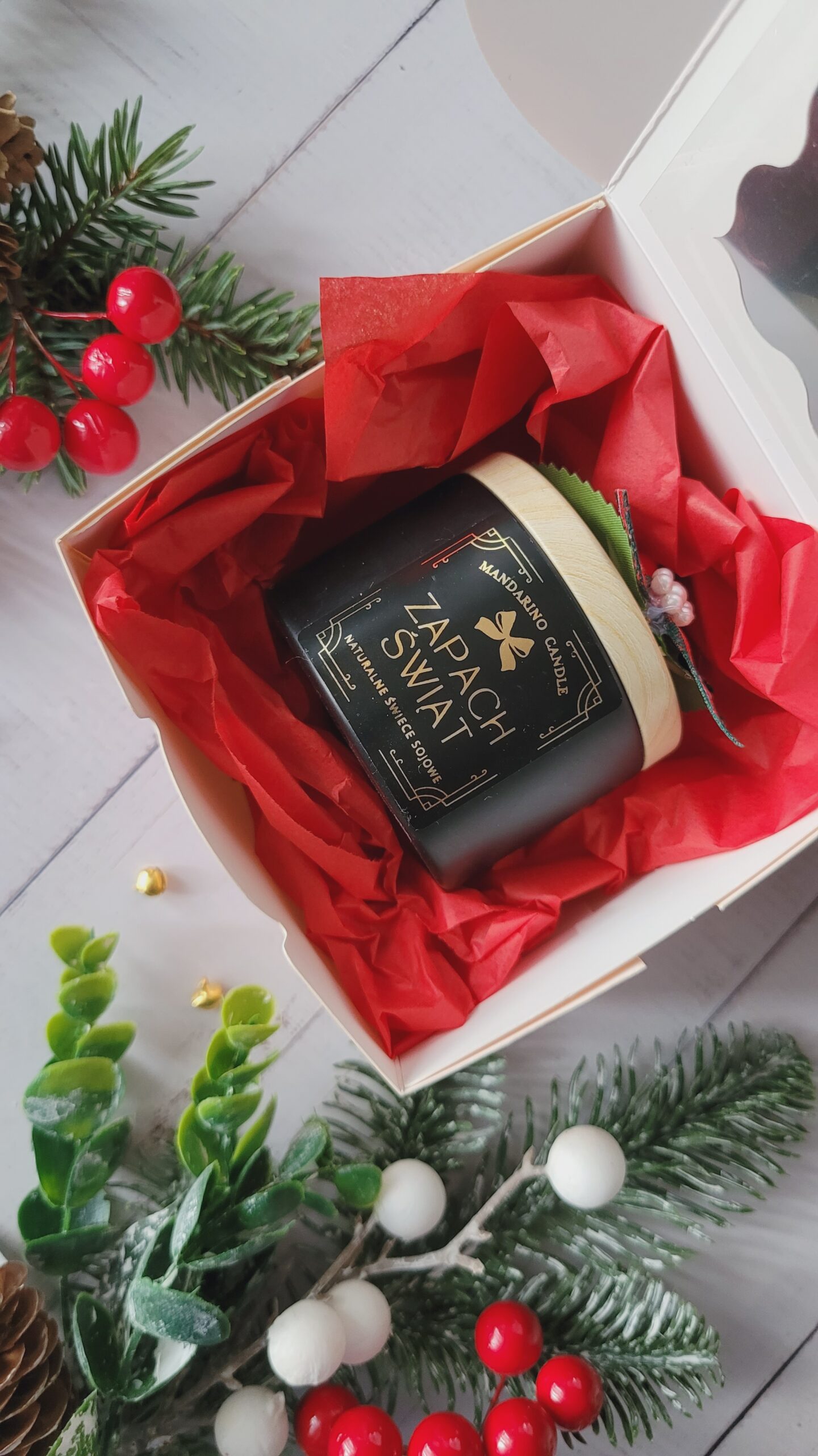 "Świeca puszka" świąteczna CZERŃ ED. LIMITOWANA - obrazek 12