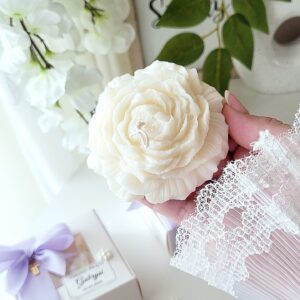 DUŻA PIWONIA W PUDEŁKU - Eleganckie podziękowania (od 50szt)